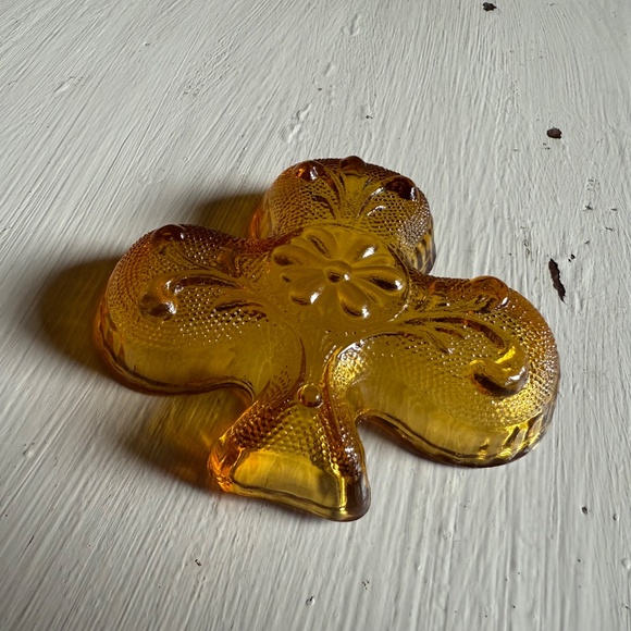 Tiara Sandwich Amber Glass Club Ashtray/Trinket Dish – Set of 4 - Picture 7 of 16